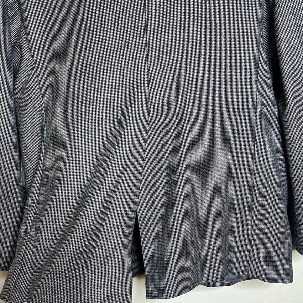 Ralph Lauren Mens Wool Tweed Blazer 46 Gray‎ 2 Button Sport Coat Jacket Career